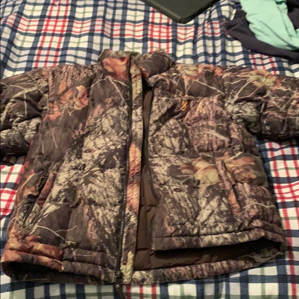 Boys XL browning puffy jacket